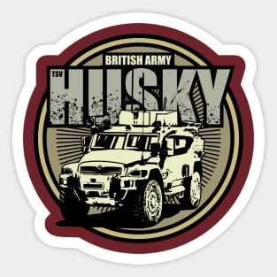 British Army Husky TSV Sticker